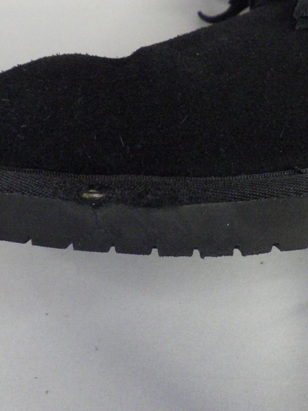 Koolaburra by UGG Black Suede Tiered Fringe Boots  S51 - Picture 7 of 9